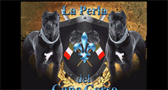 Desktop Screenshot of laperladelcanecorso.com